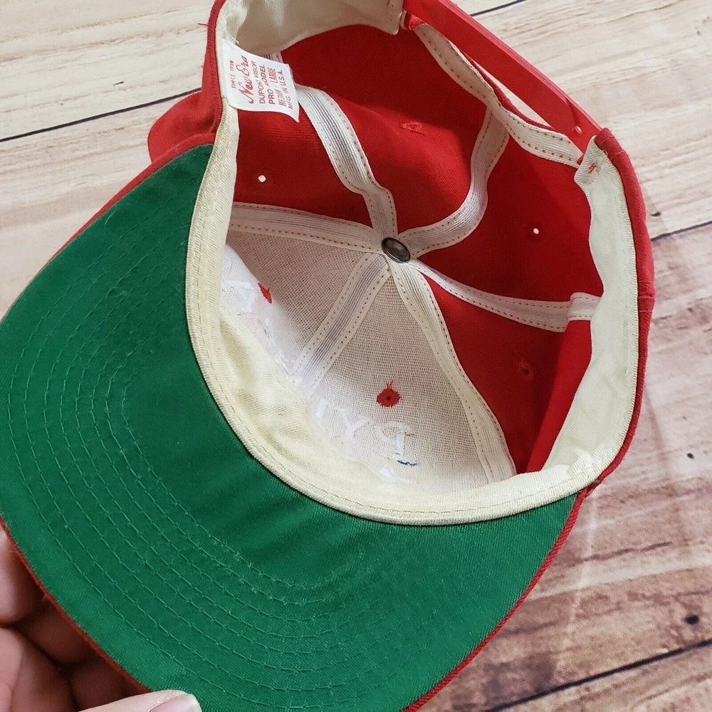 VINTAGE New Era PYL GSA All Stars‎ Hat Cap Red California Fastpitch Softball